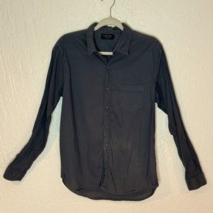 Velvet Olive Button Up